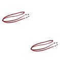 thumbnail image 1 of Transemion Eyeglass Strap Non- for Slip Stretchy Universal Rope Eyewear Sports Retainer Red 26.77 Inch 2Set, 1 of 6