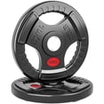 thumbnail image 1 of Soozier 2 x 22lbs Weight Plates Set, 2-Inch Barbell Weights Set, 1 of 10