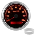 thumbnail image 2 of Tachometer, Universal Pointer Type IP67 Waterproof Boat Tacho Gauge 0-8000RPM  For Yachts For RVs White,Black, 2 of 8