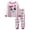 Pink, variant on Zecgelong Toddler Baby Girls Pajamas Kids 2 Piece Pj's Long Sleeve Cartoon Animals Sleepwear Clothes Set Outfits Size 3-4 Years