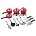thumbnail image 1 of Kids Children Toys 13PCS/Set Kitchen Utensils Cooking Pots Pans Food Dishes Cookware Kid Play Toy Kid Gift, 1 of 9