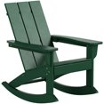 thumbnail image 4 of Palms Modern Adirondack Plastic Outdoor Rocking Chairs (Set of 4), 4 of 8