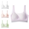 thumbnail image 4 of AJZIOJIRO Kids Girls Training Bra M-2XL Supportive Seamless Sports Bras for Teens Girls with Racerback Removable Pads, 4 of 9