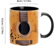 thumbnail image 2 of Ceramic Coffee Mug Funny Music Note Coffee Mug | Guitars Piano Violin Musician Coffee Mug Ceramic Mugs Set Glass with Measurements 5 Ounce Vegan Mug Set Mugs Bulk 12 Coffee Mugs Set with Rack, 2 of 3