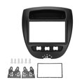 thumbnail image 2 of Double DIN Dash Kit, Antiscratch Seamless Fit ABS Distinctive Look Wearproof Dash  Fascia  For Car Replacement For  107 2005-2014, 2 of 8