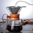 thumbnail image 4 of Choosebetter Cafetière Cafetière en Verre Résistant aux Hautes Températures pour Infusion Goutte à Goutte avec Filtre en Acier Inoxydable, 4 of 6