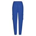 thumbnail image 4 of Timegard Womens Pants High Waisted Pants Work Office Trouser Casual Ankle Length Solid Color Pants with Pockets, 4 of 7