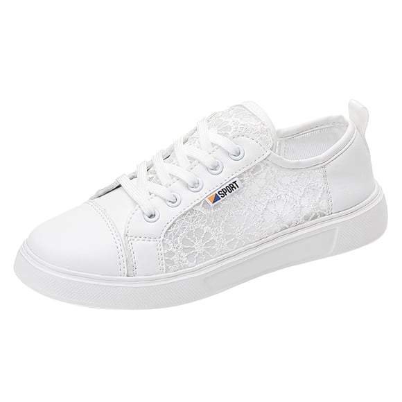 2025 Women' Shoes Flat Lace Womens Shoes Casual Wide Width Casual Shoes Comfortable Soft Casual Shoes for Women Platform Sole Non Positioning Flower Shoes Women Casual Slip on Lace Casual Shoes