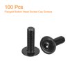 thumbnail image 3 of Unique Bargains Flanged Button Head Socket Cap Screws, 100 Pack M5x16mm 304 Stainless Steel Bolts, 3 of 5