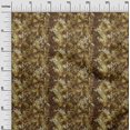 thumbnail image 3 of oneOone Georgette Viscose Moutarde Foncée Tissu Abstrait Robe Florale Tissu Tissu Imprimé par la Cour 42 Pouces de Large, 3 of 5