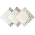 thumbnail image 1 of MasteelfCA 3pcs Women Handkerchief Cotton Sweat-absorbent Printing Square Hankies Hand Towel (Random Color), 1 of 8