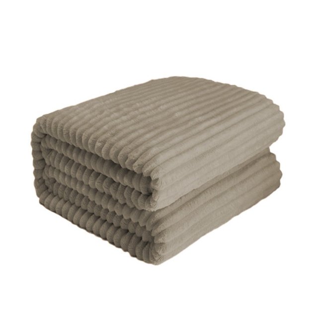 Lksixu Fleece Throw Blanket for Couch, Faux Fur Solid Color 3D Ribbed Jacquard Throw Blanket, Soft and Lightweight Bed Blankets Small Fluffy Warm Nap Blanket Machine Washable for Sofa Bed Car Office