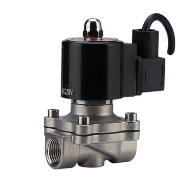 Valve Solénoïde 1/2 Pouces 1 Pouces 2 Pouces DN15-65 Acier Inoxydable Étanche sous l'Eau Normalement Fermée pour Fontaine Étang, Mode Sûr