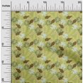 thumbnail image 2 of oneOone Polyester Spandex Olive Green Fabric Tropical Leaf Craft Projects Decor Fabric Printed By The Yard 56 Inch Wide, 2 of 5