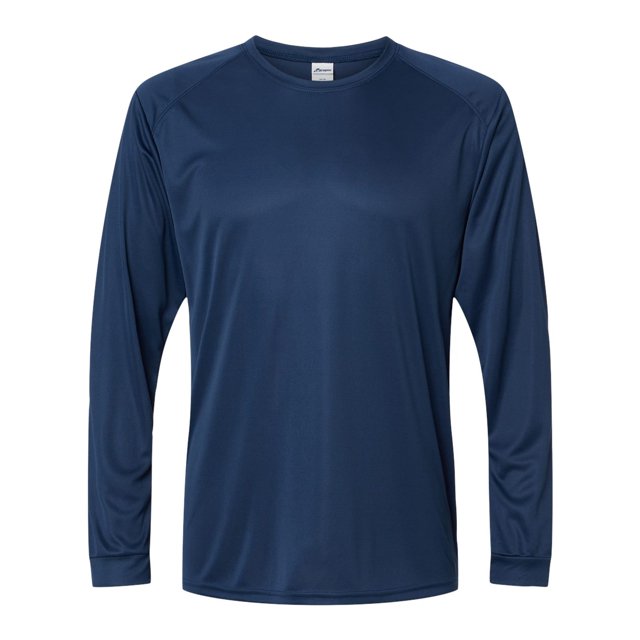 Long Islander Performance Long Sleeve T-Shirt, M, Navy