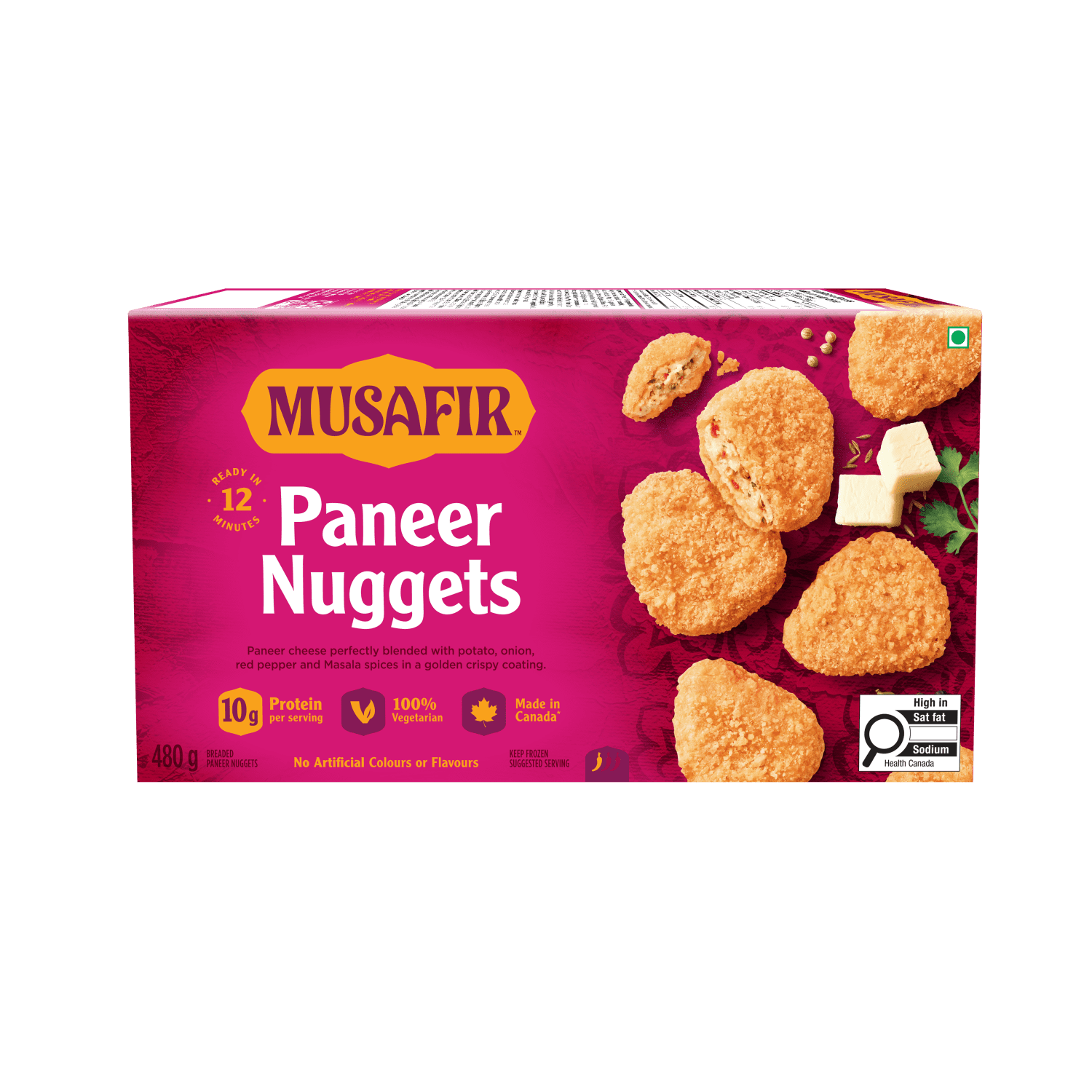Musafir Croquettes de paneer 480G