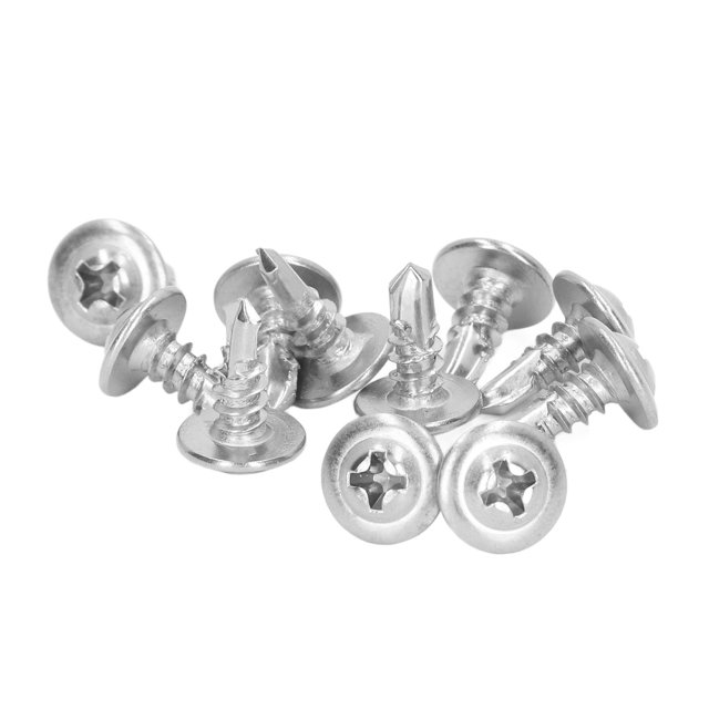 Quick Round Washer Head Screws 410 Stainless Steel, High Performance, Easy to Use for Machinery Industry