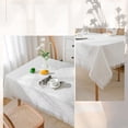 thumbnail image 4 of Outdoor Dining Table Tablecloth Wrinkle Table Cloth Kitchen Dining Room Decoration Fabric Table Cover for Holiday Party Dinner Multiple Sizes Available Table Cloths for Parties, 4 of 8
