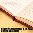thumbnail image 4 of Fwttom Paper Notebook, A7 Pocket Notebook Compact Portable Notebook Thick Leather Journal Small Mini Concise Notebook, 4 of 6