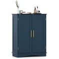 thumbnail image 1 of Costway Armoire de Rangement au Sol Organisateur de Rangement Moderne avec Tablettes Ajustables et 2 Portes, 1 of 10