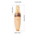 thumbnail image 3 of weibbin Baby Rice Paste Spoon Milk Bottle Feeding Spoon Soft Spoon Rice Noodles Baby Food Accessories, 3 of 6