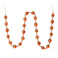 thumbnail image 1 of Vickerman M183518 Guirlande à Rayures Orange Bruni de 6 Pi, 1 of 1