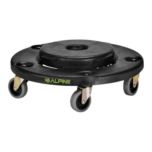 Alpine Industries 32 Gallon Trash Can Dolly, 2pk