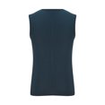 thumbnail image 4 of Timegard Tank Tops Men Crewneck Sleeveless Comfy Solid Color Casual Slim Fitting Tee Shirts Blouse, 4 of 5