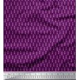 thumbnail image 1 of Soimoi Purple polyester Crepe Fabric Lighthouse Nautical Decor Fabric Printed Yard 42 Inch Wide, 1 of 1