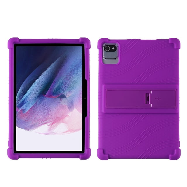 Case For Doogee T10/T10S Tablet Safe Shockproof Silicone Stand Cover PURPLE Doogee T10 T10S