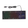 thumbnail image 2 of Mechanical Keyboard, USB Wired Keyboard 87 Keys Black  For PC, 2 of 8