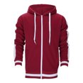 thumbnail image 3 of Ediodpoh Chandail à Capuchon d'Automne pour Homme avec Fermeture Éclair Capuchon Long Veste pour Homme Chandail pour Homme Rouge m, 3 of 7