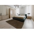 thumbnail image 4 of Ahgly Company Indoor Square Abstract Reddish Brown Oriental Area Rugs, 7' Square, 4 of 6