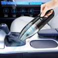thumbnail image 2 of Mini Car Vacuum Cleaner Cordless Handheld Vacuum 2000mAh USB Rechargeable Vacuum for Car Home Office Cleaning, 2 of 8