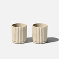 thumbnail image 1 of Veradek Mason Series Demi 6" Planter 2 Pack Sand, 1 of 7