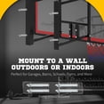 thumbnail image 4 of Soozier Wall Mounted Basketball Hoop with Shatter Proof Backboard, White, 4 of 10