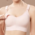 thumbnail image 1 of LSLJS Ladies Comfortable Breathable No Steel Ring Front Buckle Breastfeeding Bra Woman Underwear, 1 of 9
