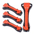 thumbnail image 1 of 4 PCS Car Safety Antiskid Hammer - Dual Steel Small Emergency Class/Window Punch Breaker Auto Rescue Disaster Escape Life-Saving Hammer Tool, 1 of 6