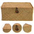 thumbnail image 3 of CNKOO Woven Storage Basket Practical Sewing Supplies Storage Box Sundries Storage Basket, 3 of 6