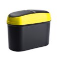 thumbnail image 3 of CARTTOU Car Trash Can Car Storage Box Hanging Flip-Top Fashion Storage Bin Double-Port Car Double-Opening Trash Can, 3 of 7