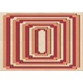 thumbnail image 1 of Ahgly Company Tapis Rectangulaire Lavable en Machine Rouge Lave, 4 Pieds x 6 Pieds, 1 of 7