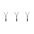 thumbnail image 4 of Transemion Handmade Clear Quartz Crystal Necklace Energy And Elegance Master StoneAdjustable Obsidian 3Set, 4 of 6