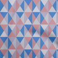 thumbnail image 1 of oneOone Cotton Flex Rose Pink Fabric Geometric Sewing Craft Projects Fabric Prints By Yard 40 Inch Wide, 1 of 4