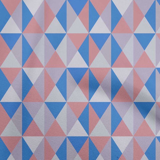 oneOone Cotton Flex Rose Pink Fabric Geometric Sewing Craft Projects Fabric Prints By Yard 40 Inch Wide