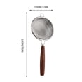 thumbnail image 2 of EGNMCR Kitchen Gadgets, Kitchen Accessories, Kitchen Utensils, Kitchen Tool 304 Strainer Stainless Steel Kitchen Gadget Wooden handle strainer, 2 of 5