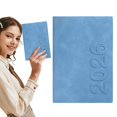 thumbnail image 2 of Exquisite Imitation Leather Notebook A5 Wirebound Notebook Thick JournalIdeal For Notetaking And Writing 360Pages/180Sheets Portable For School Season, 2 of 9