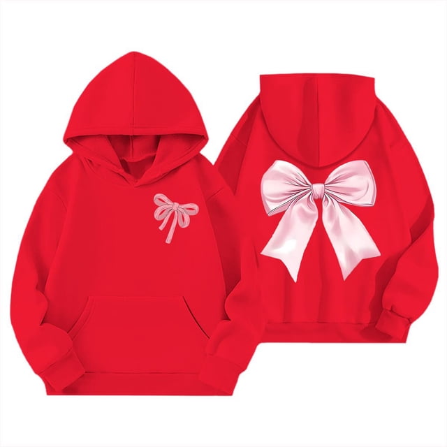 Chandail pour Enfants Garçon à Manches Longues, Chandail à Capuchon Imprimé pour Enfants, Chandail à Col Rond, Hauts à Enfiler, Vêtements d'Automne, Vêtements pour Enfants, Filles Taille 5-6 Ans