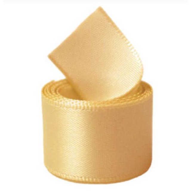 Papilion R07430538064450YD Ruban Satin Simple Face de 1,5 Po, 50 Verges - Buttercup