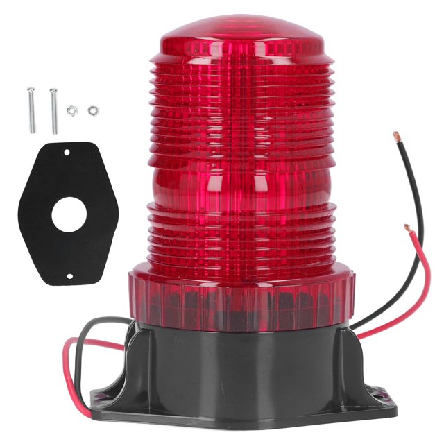 LED Forklift Strobe Light Warning Safety Emergency Flashing Beacon IP65 Waterproof DC10‑110V Red