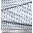 thumbnail image 2 of Soimoi Silk Fabric Dot & Greek Key Small Print Fabric by The Yard 42 Inch Wide, 2 of 3